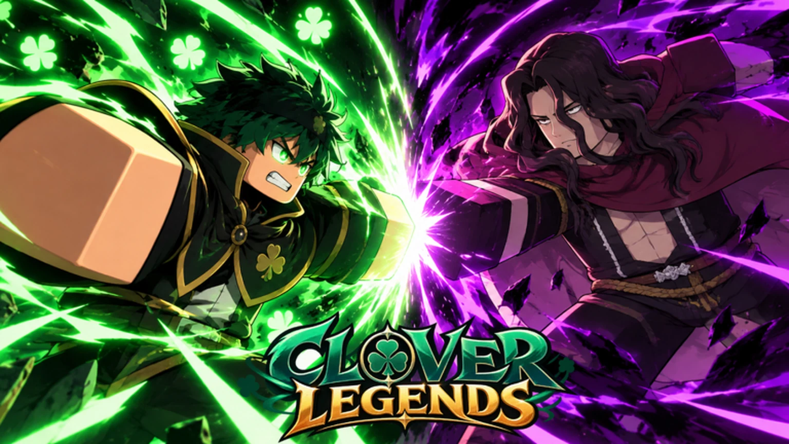 Clover Legends Roblox promotional artwork associated with recently reported Halloween codes